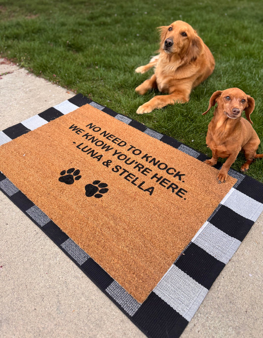 No Need To Knock Doormat