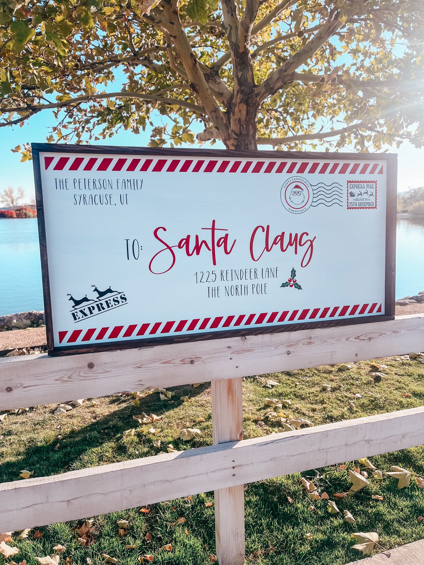 Santa Claus Letter Sign