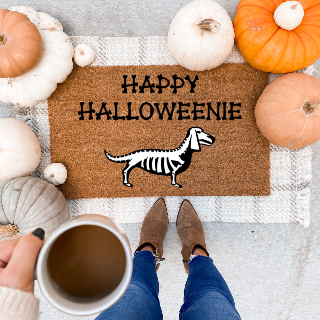 Halloweenie Doormat