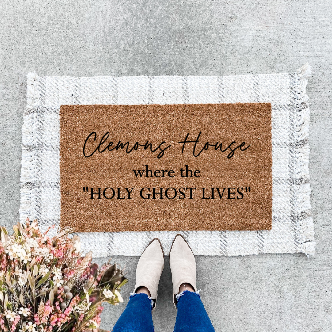 Clemons Holy Ghost Doormat