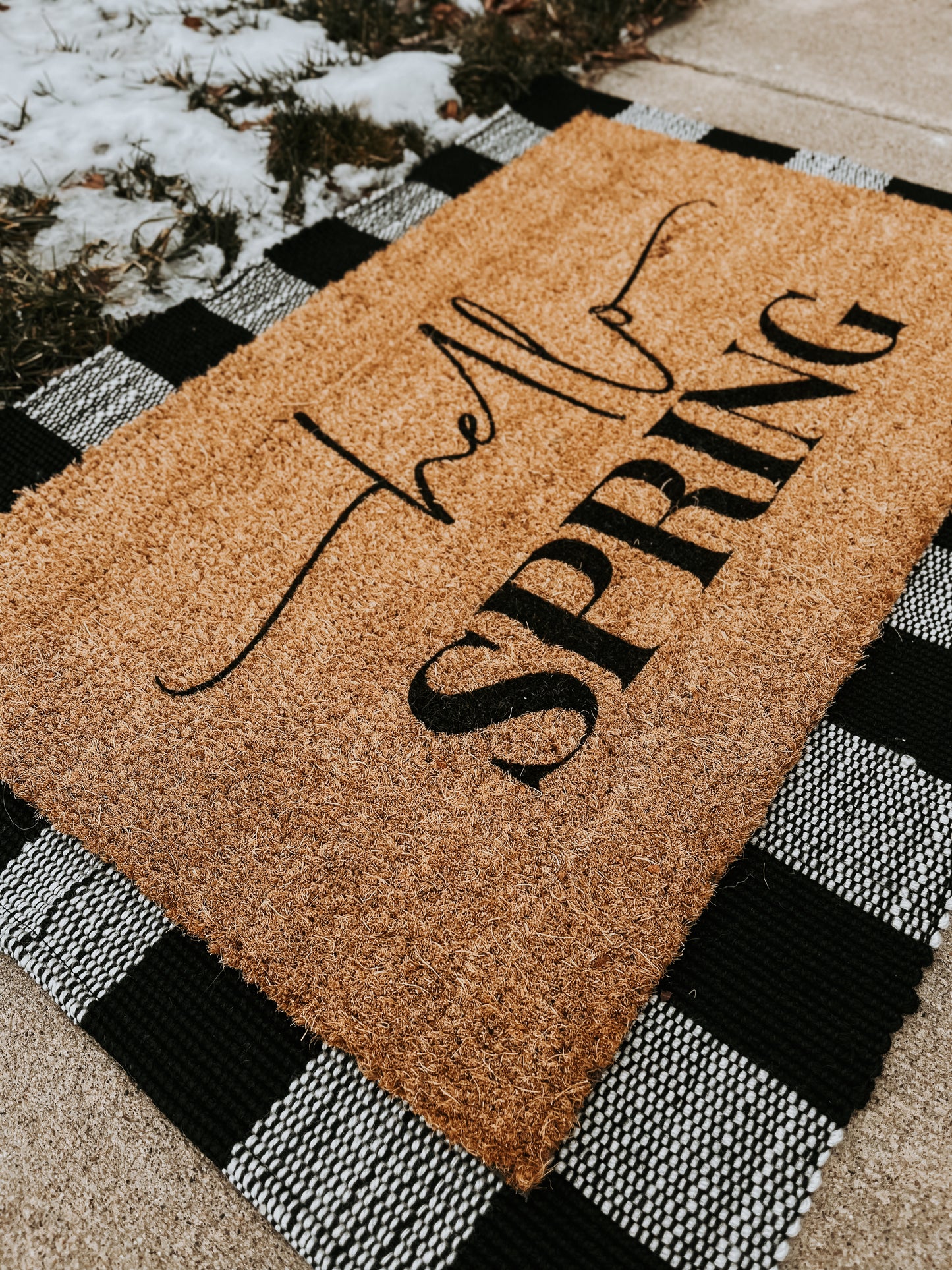 Hello Spring Doormat