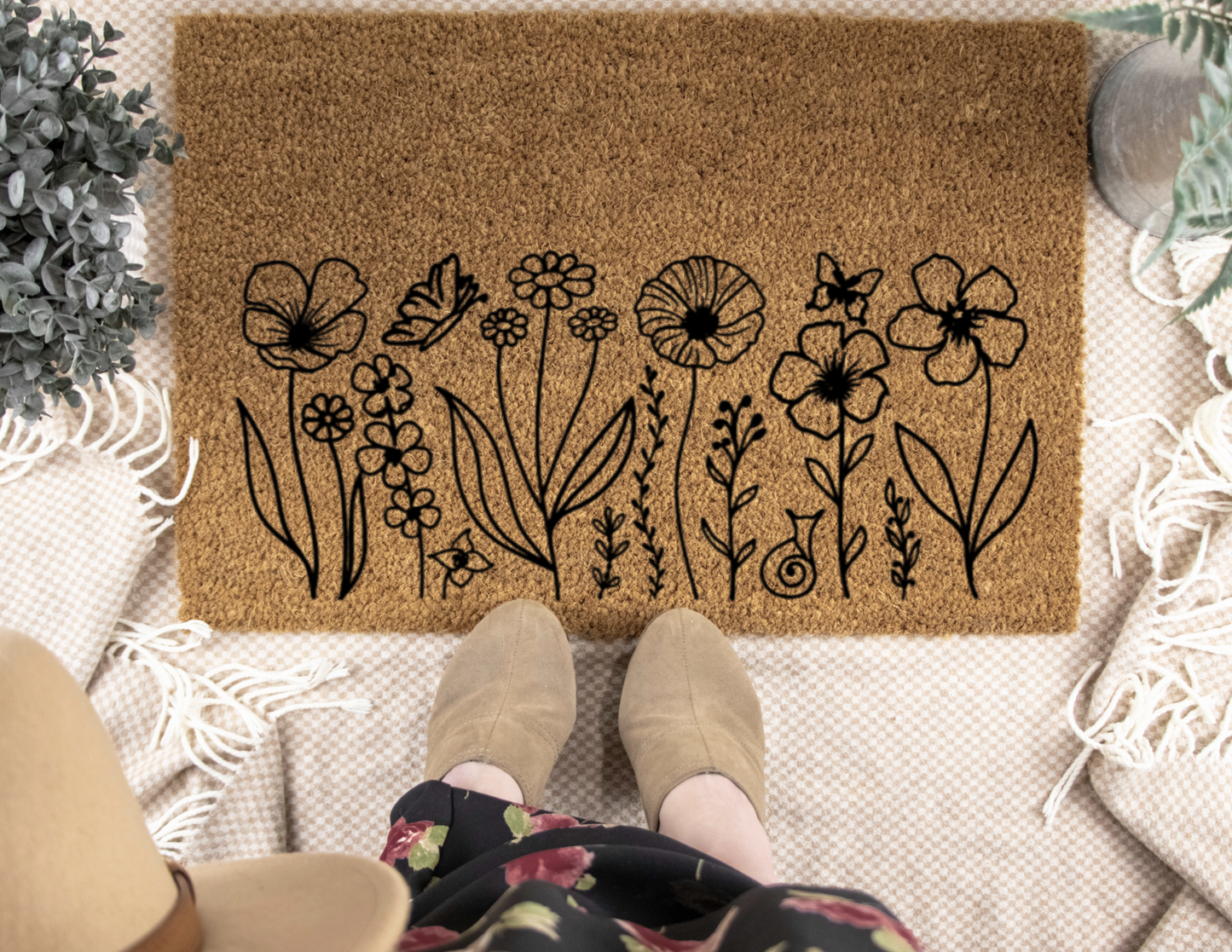 Flowers Doormat