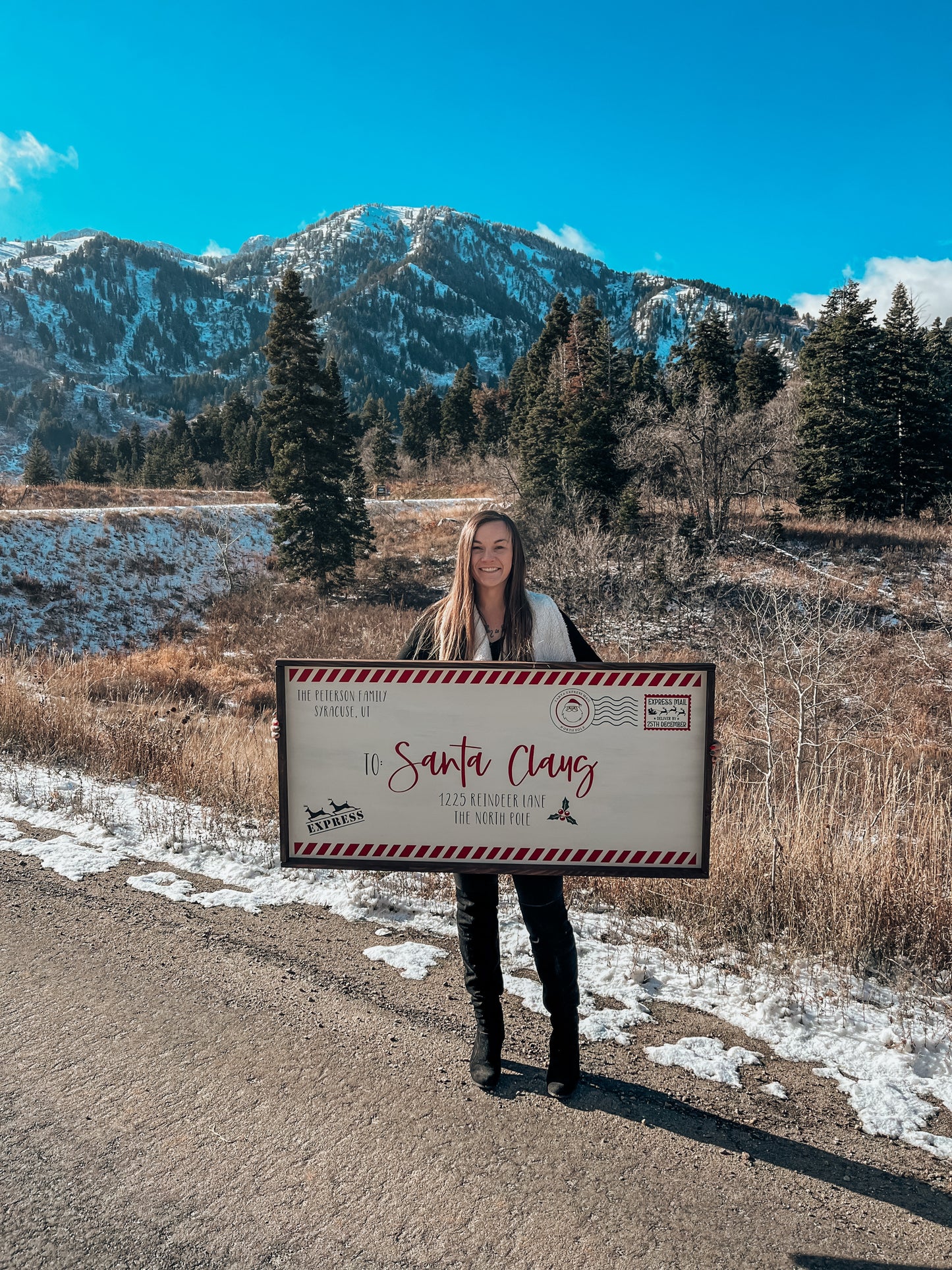 Santa Claus Letter Sign