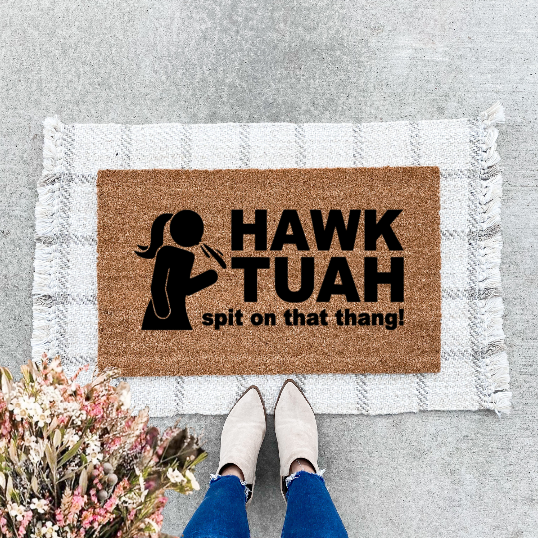 Hawk Tuah Doormat