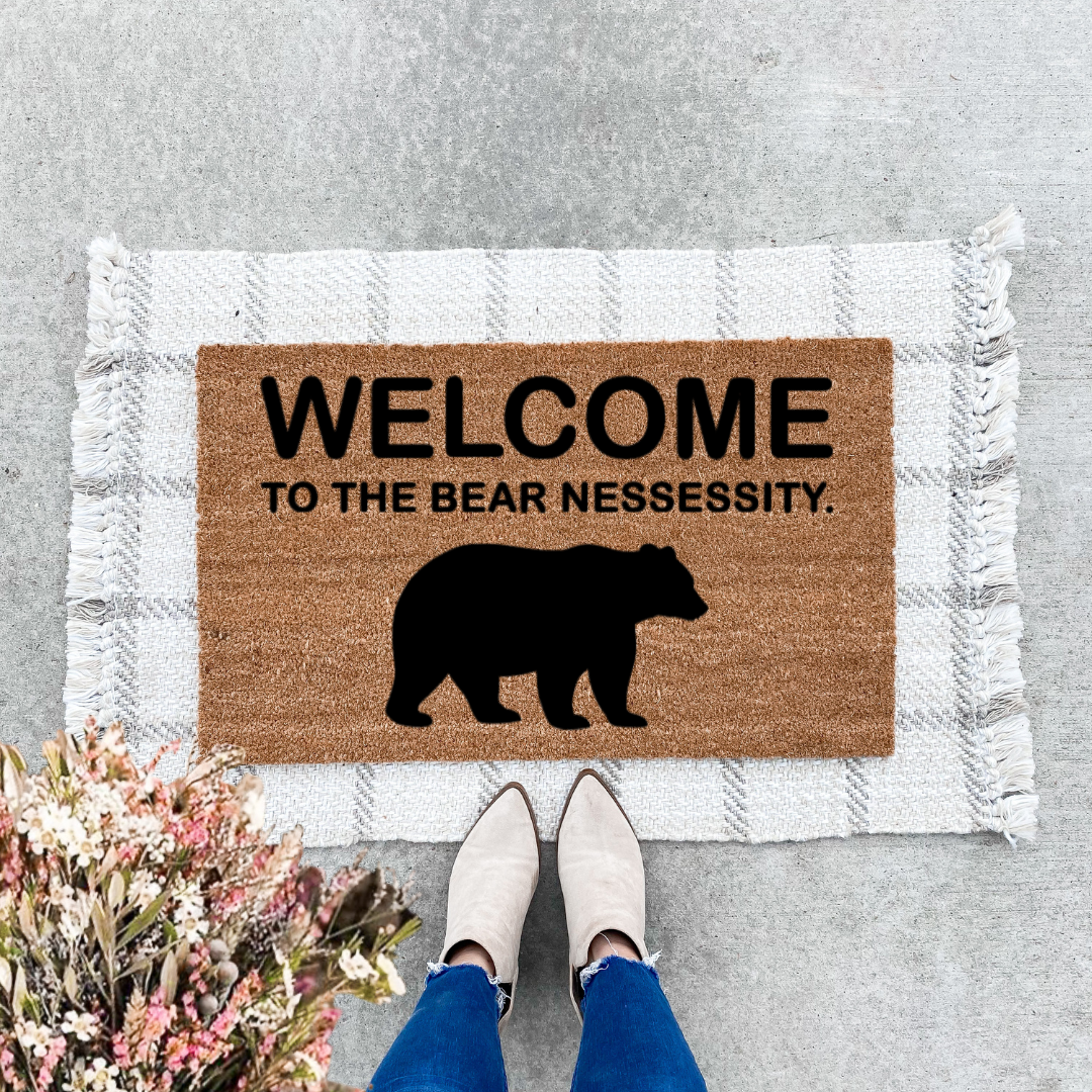 Bear Nessessity Doormat