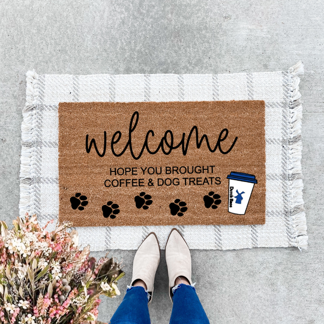 Coffee & Dog Treats Doormat