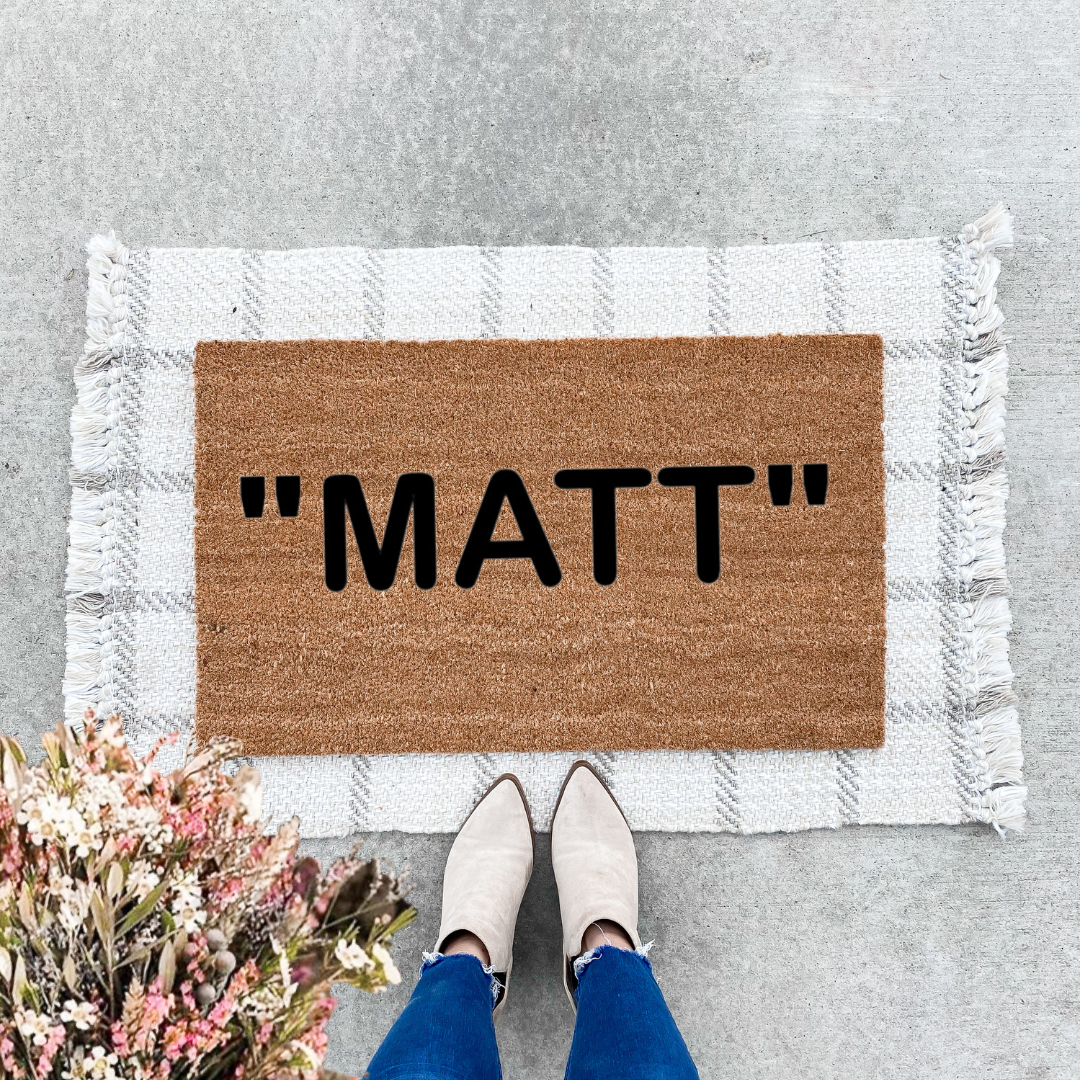 "MATT" Doormat