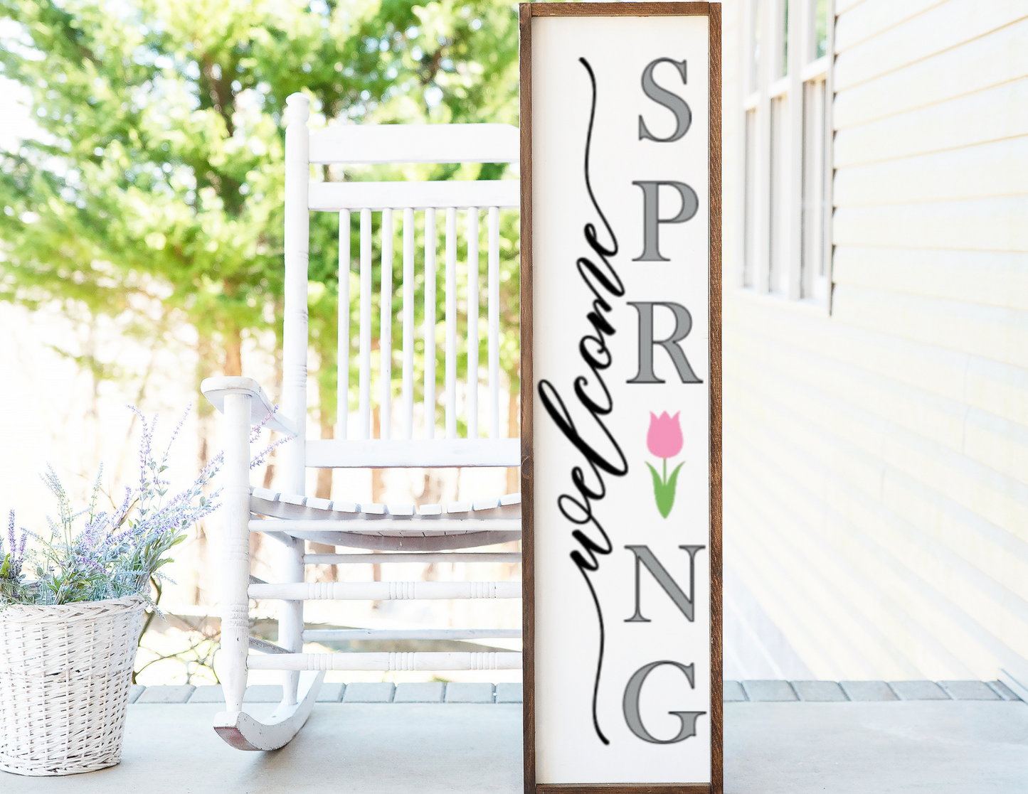Welcome Spring Sign