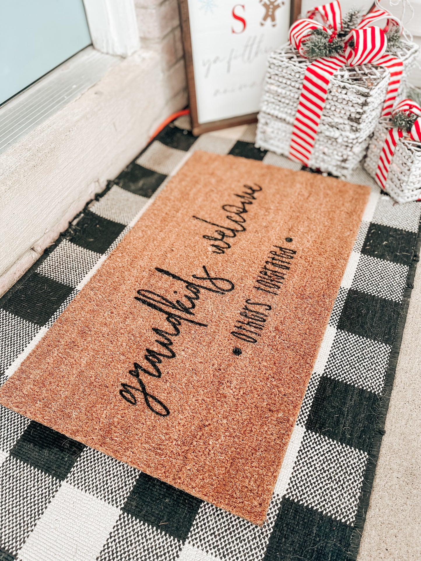 Grandkids Welcome Doormat