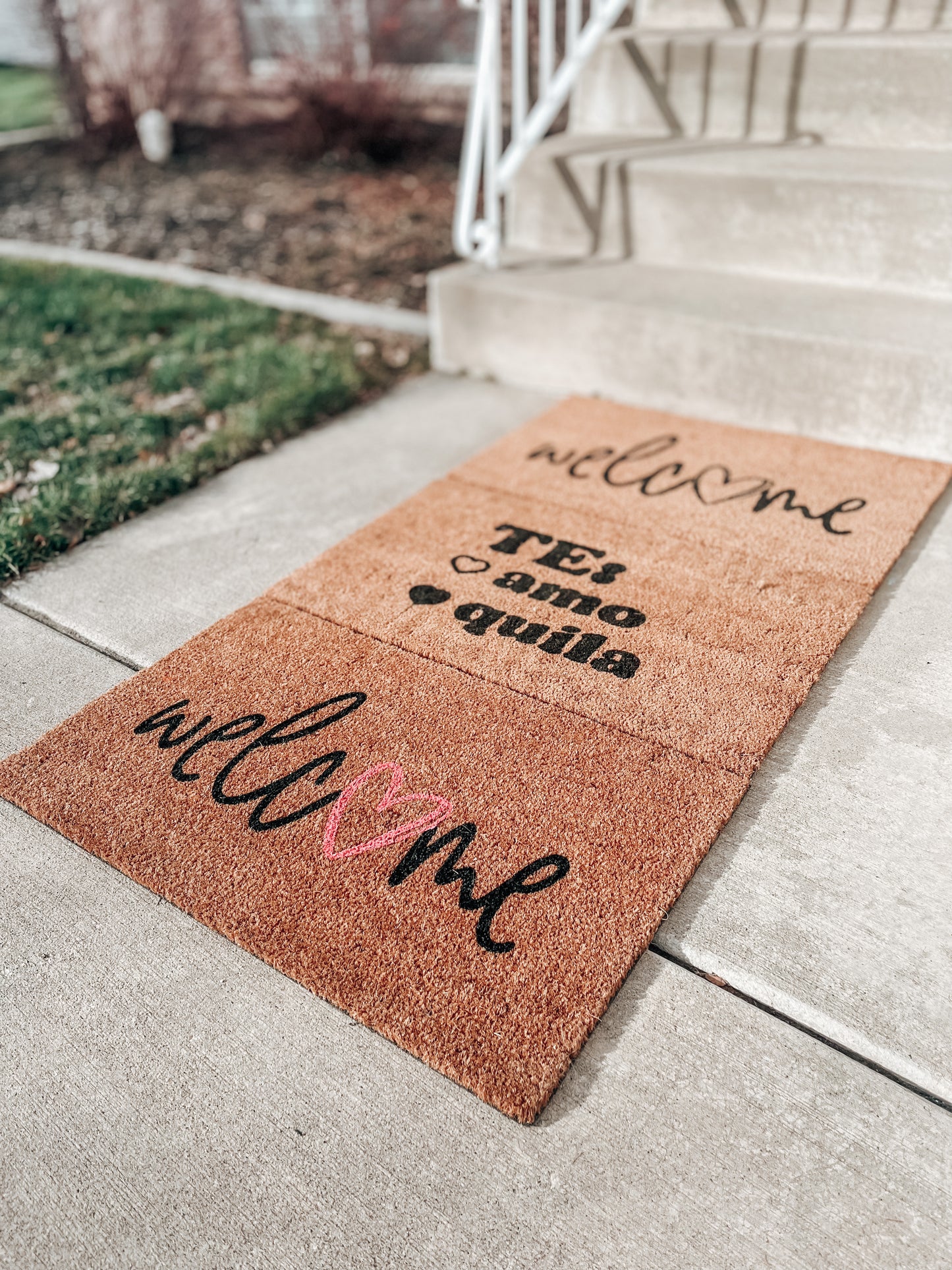 Welcome Heart Doormat