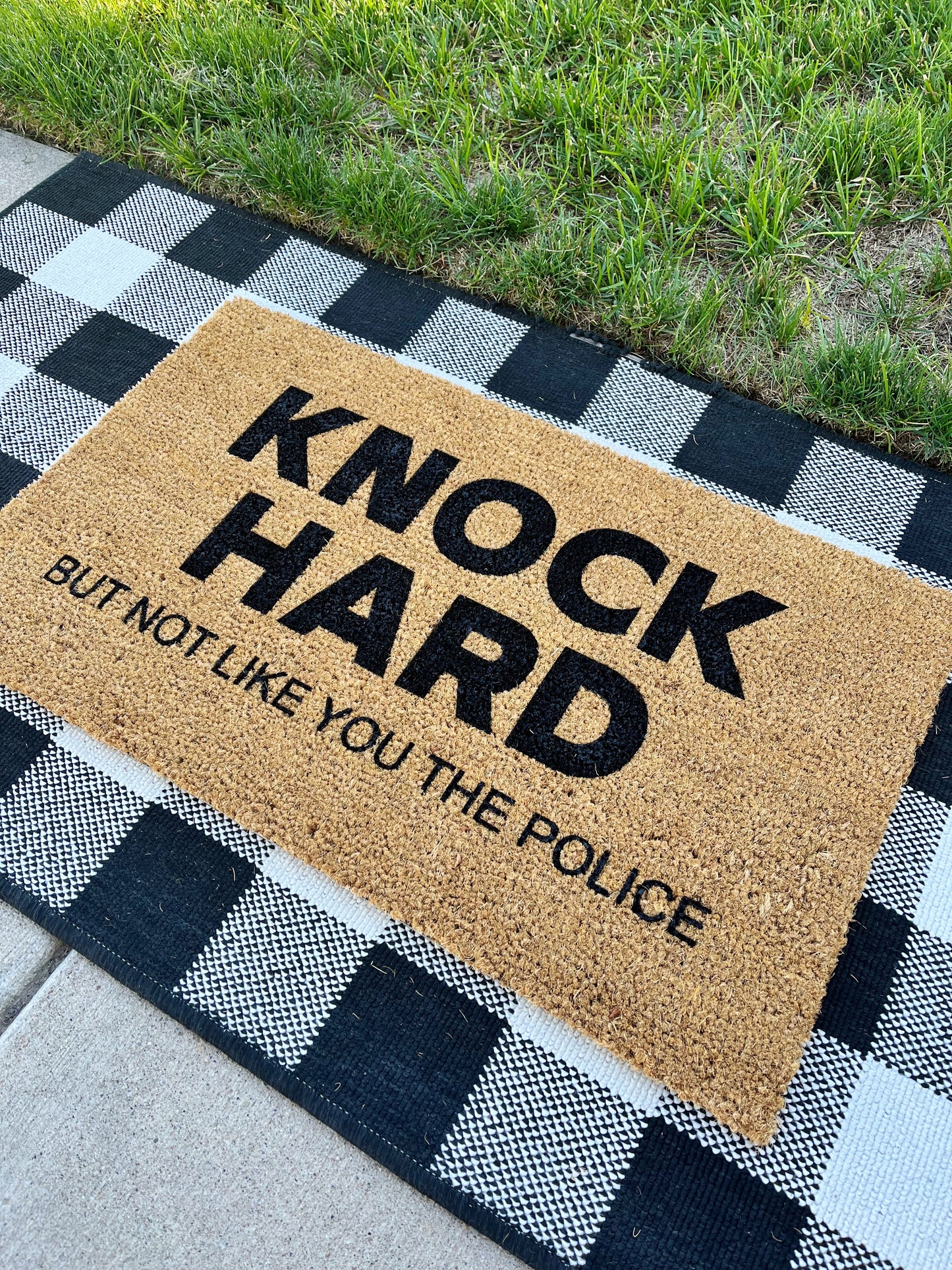 Knock Hard But Not Like You The Police
