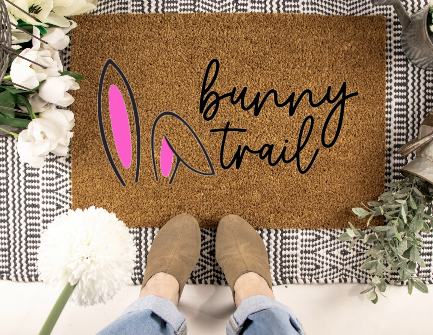 Bunny Trail Doormat