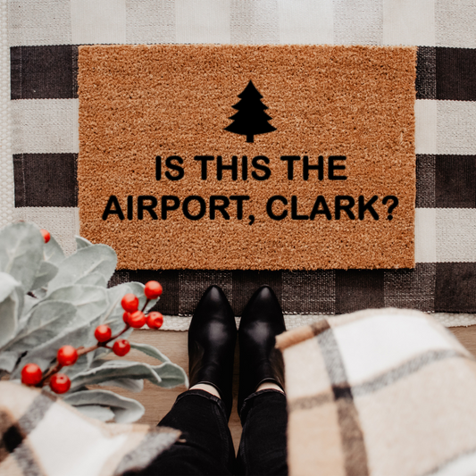 Is This The Airport, Clark Doormat