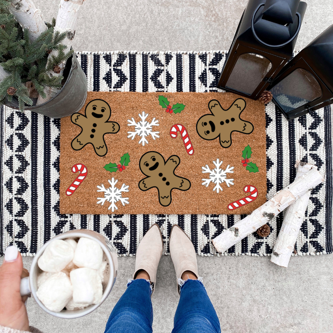 Gingerbread Man Doormat