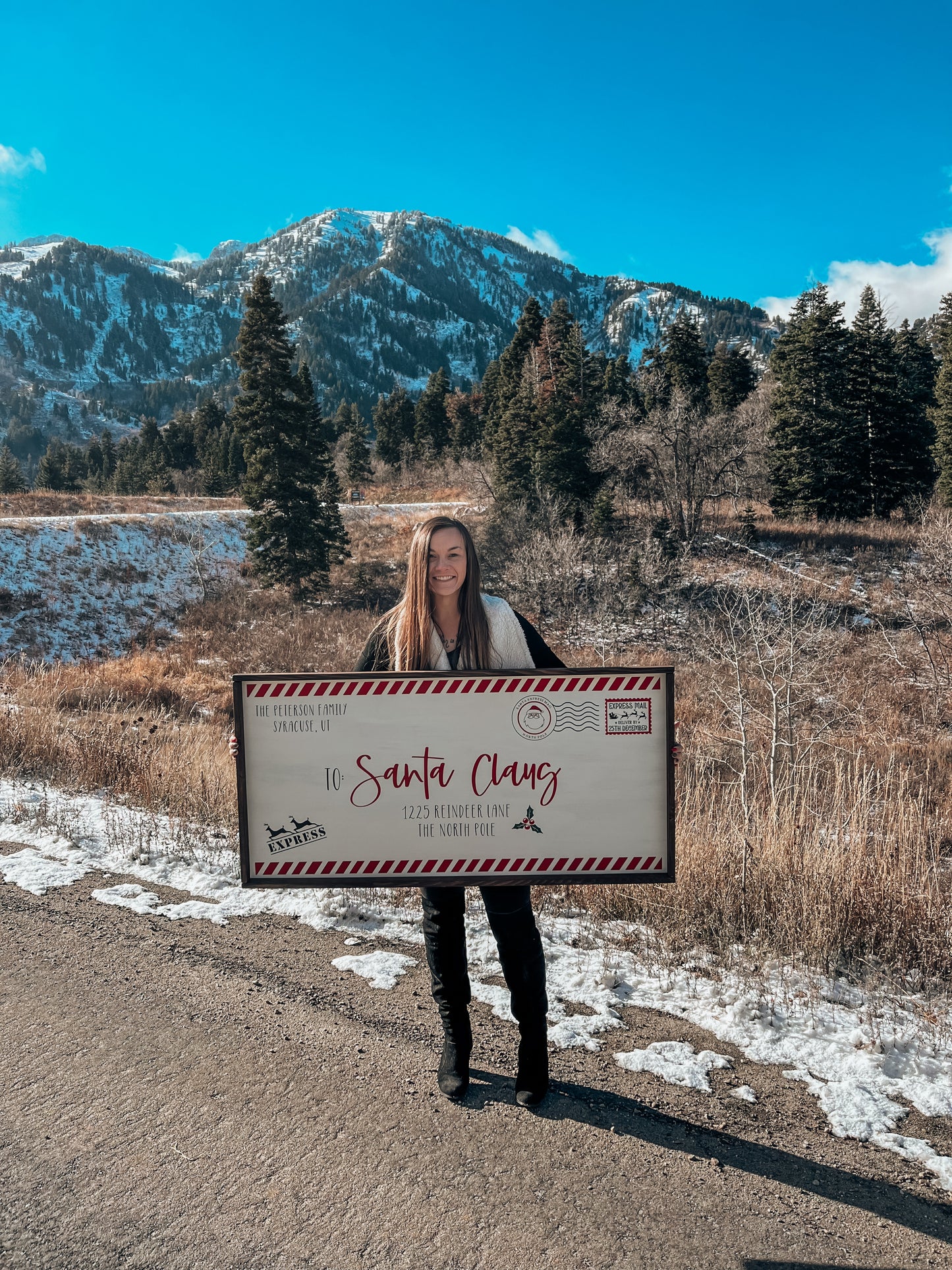 Santa Claus Letter Sign