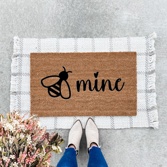 Bee Mine Doormat