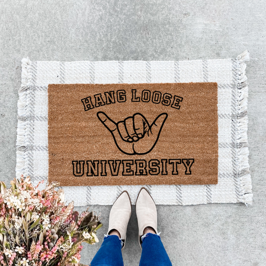 Hang Loose University Doormat