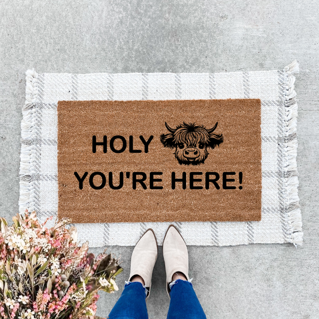 Holy Cow Doormat