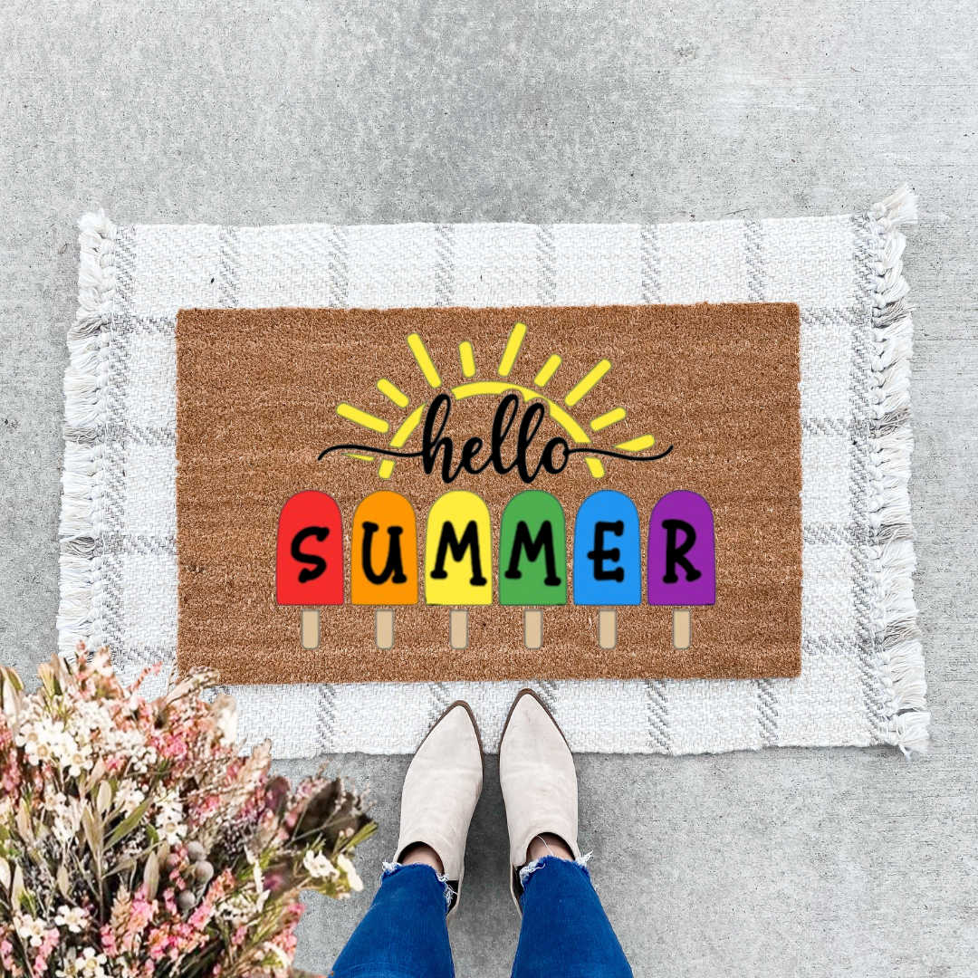 Hello Summer Doormat