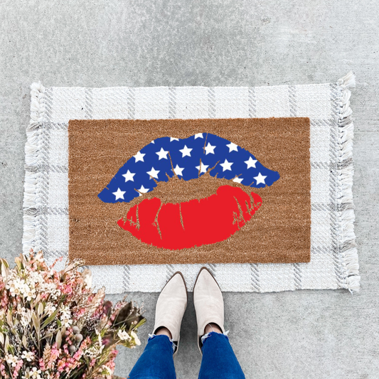 Starry Lips Doormats