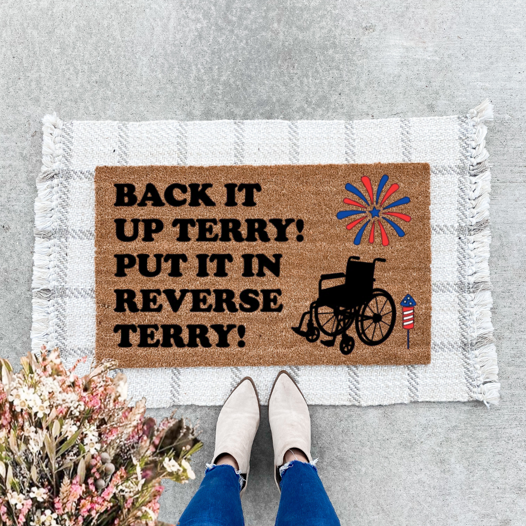 Back It Up Terry Doormat