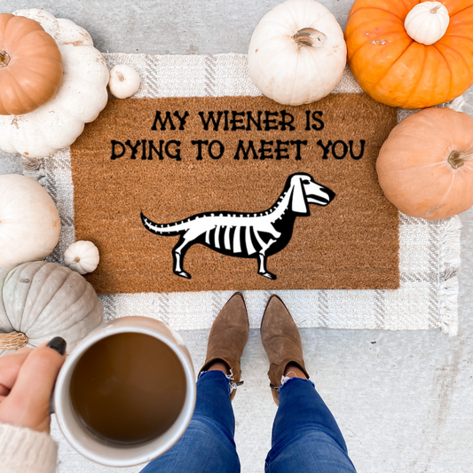 My Wiener Is Dying To Meet You Doormat