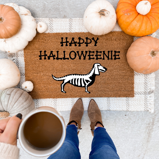Halloweenie Doormat