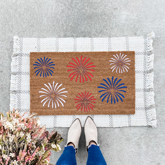 Fireworks Doormat