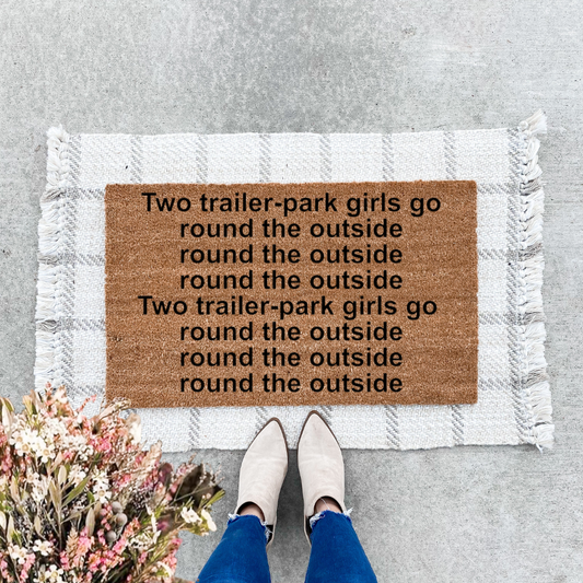 Two Trailer-Park Girls Eminem Doormat