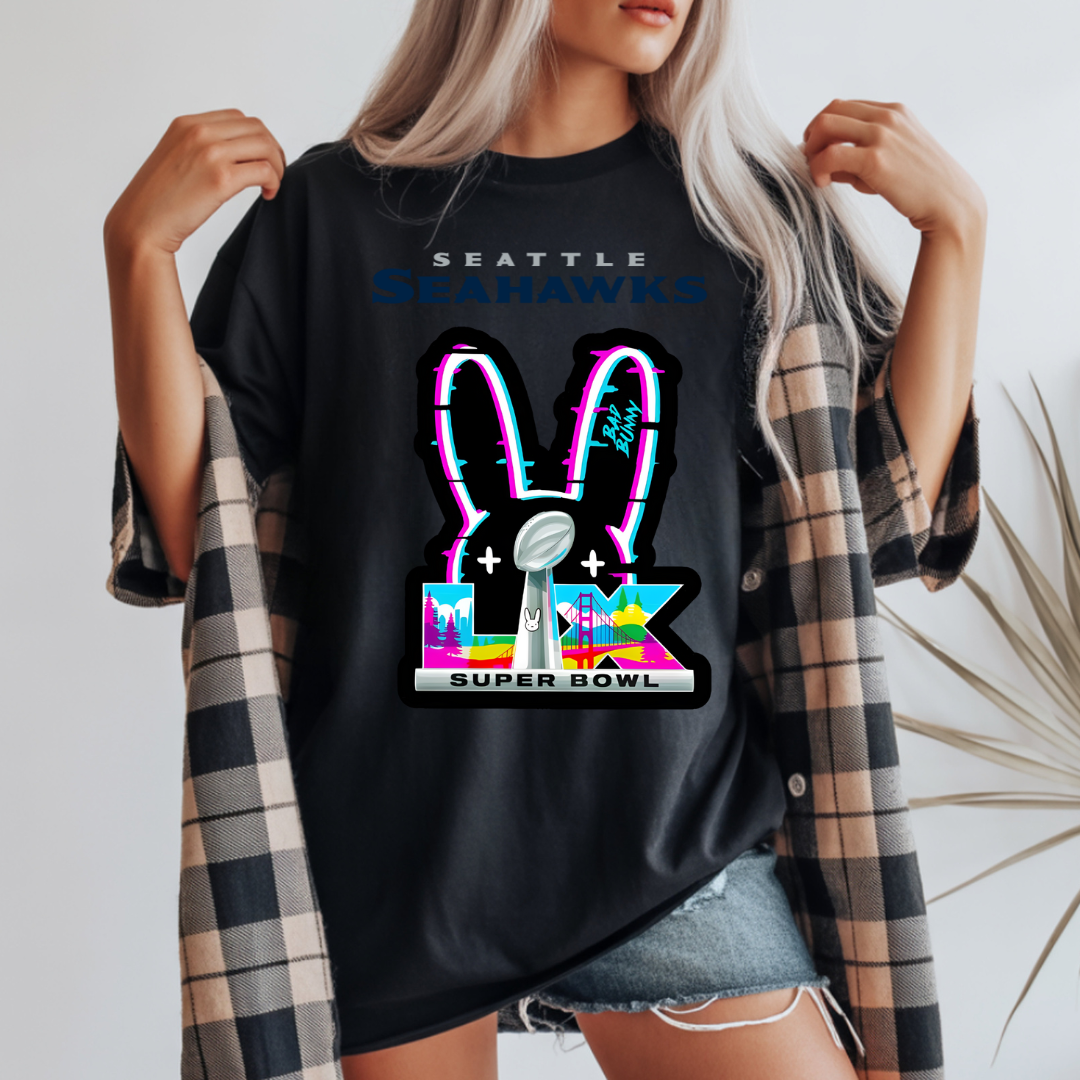 Bad Bunny Seahawks 2026 Super Bowl Shirt
