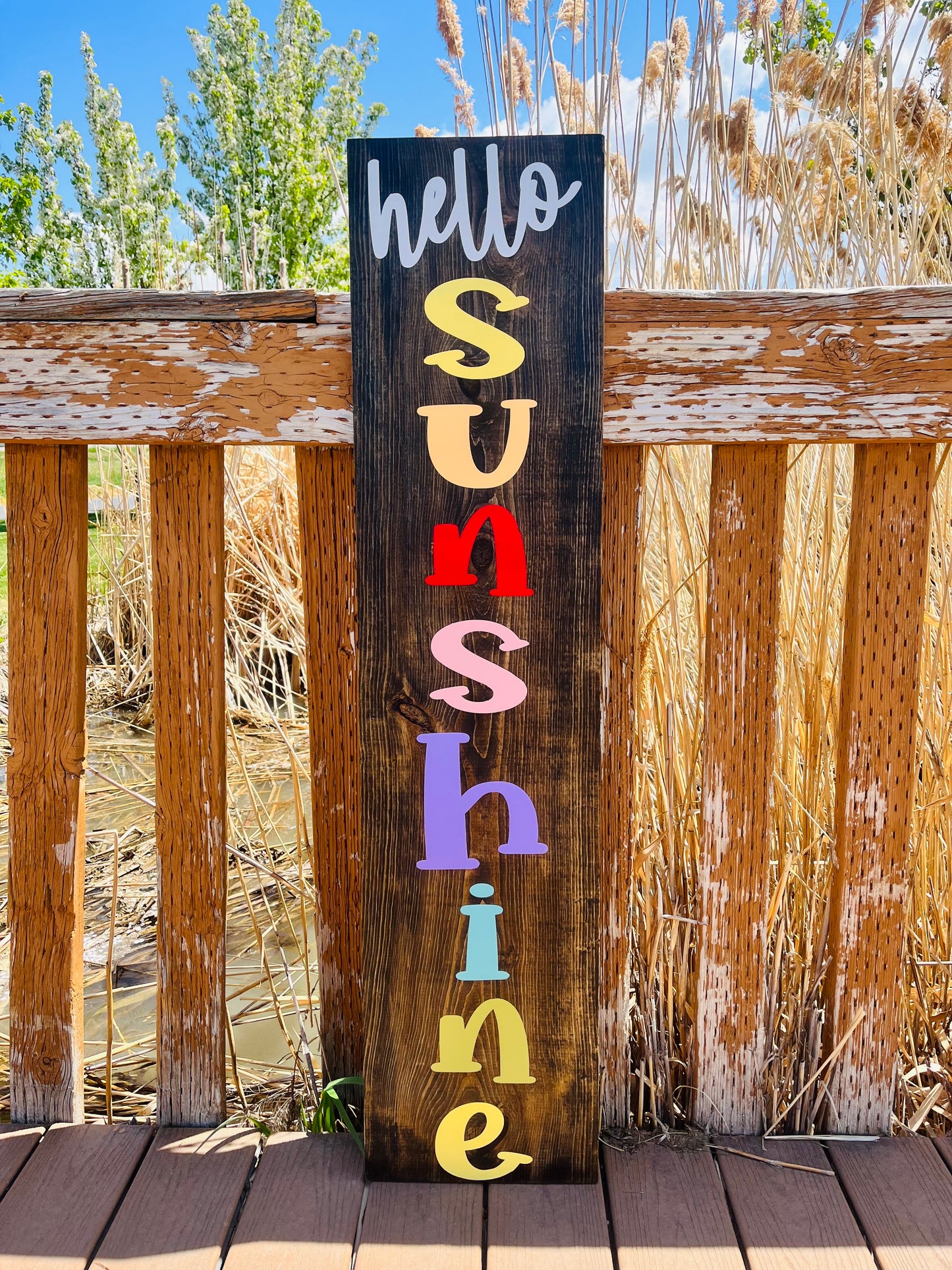 Hello Sunshine Porch Sign