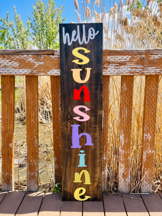 Hello Sunshine Porch Sign