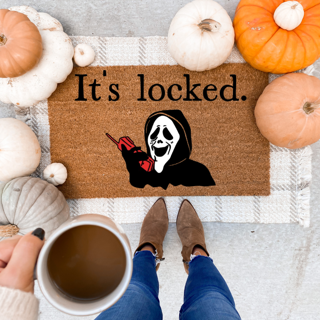 Scary Movie It's Locked Doormat