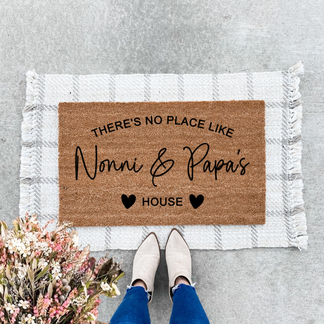No Place Like Nonni & Papa's House Doormat