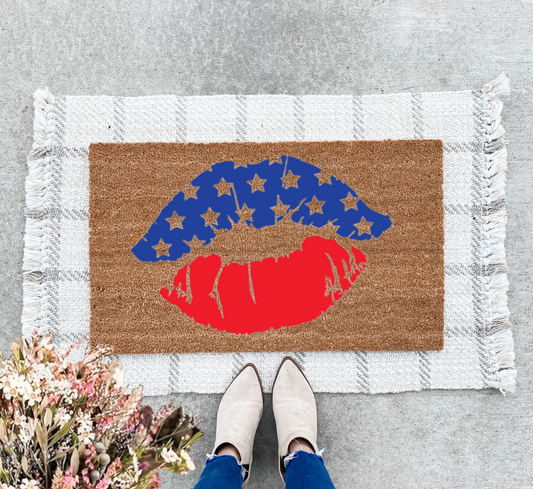 Starry Lips Doormats