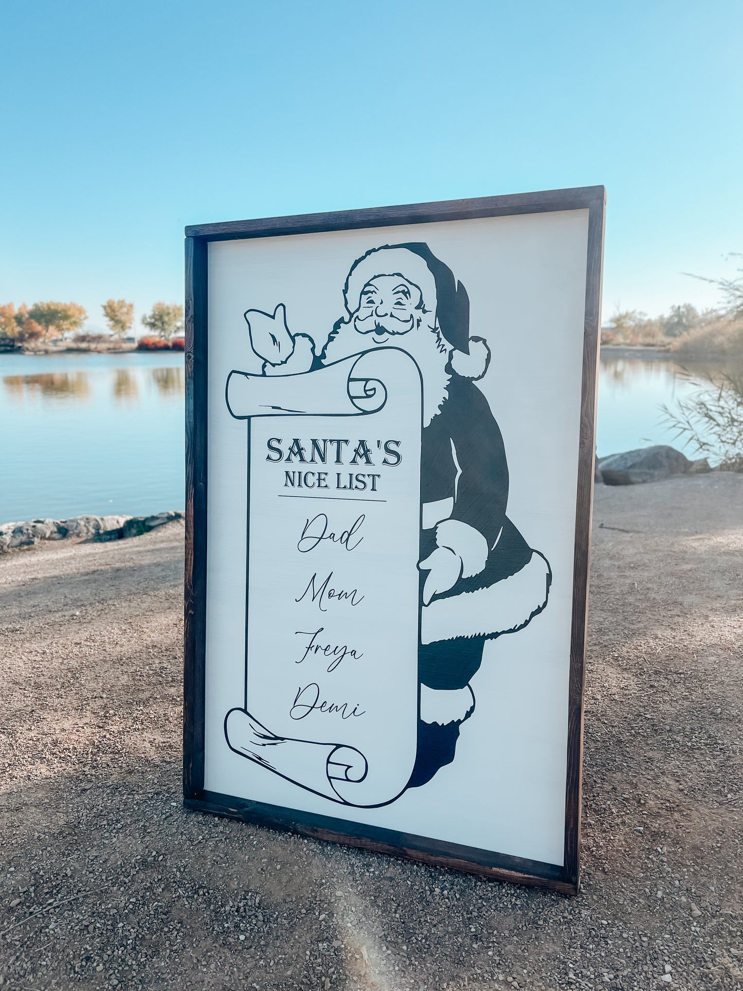 Santa's Nice List Sign