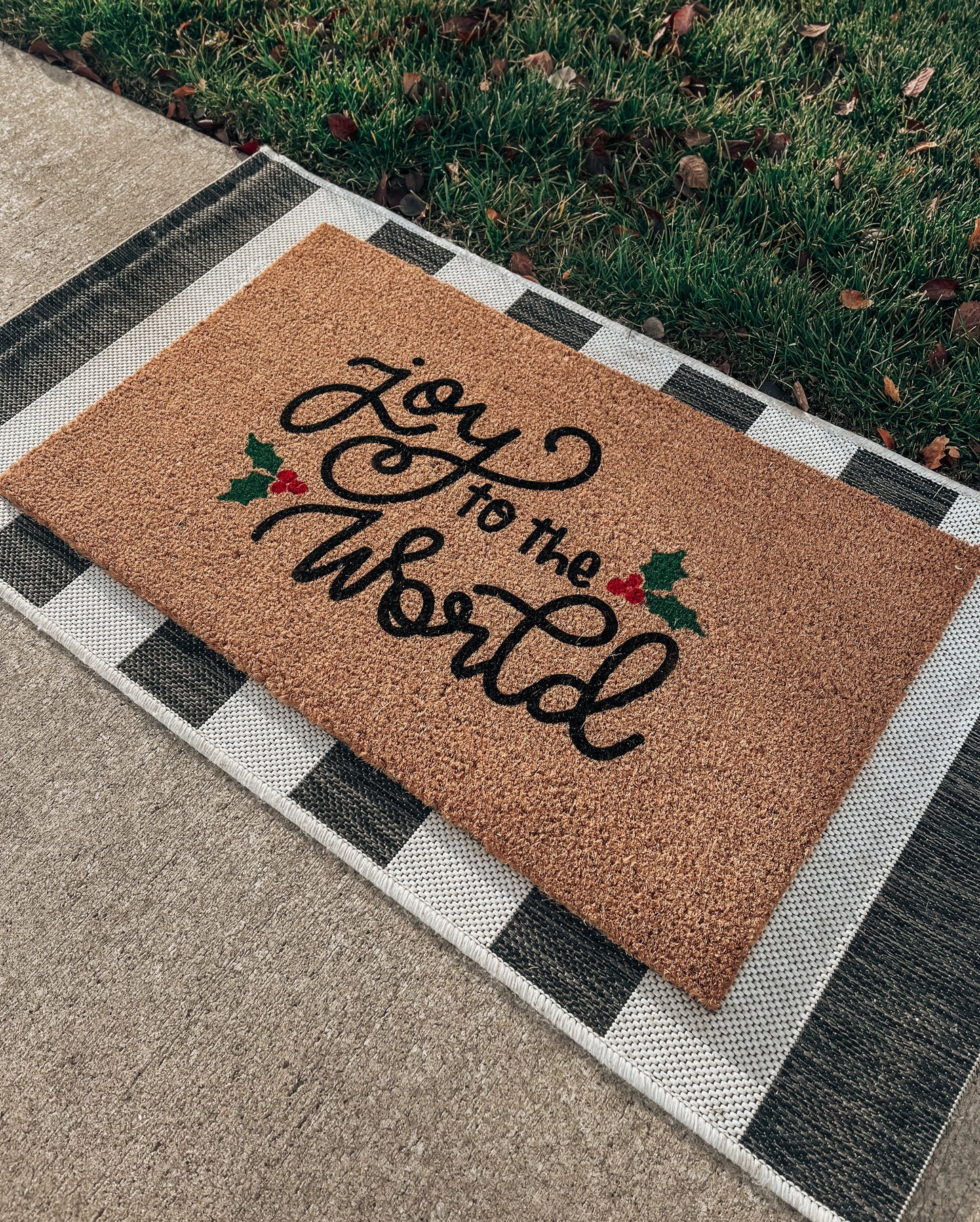 Joy to the World Doormat