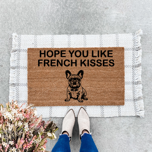 Hope You Like French Kisses Doormat