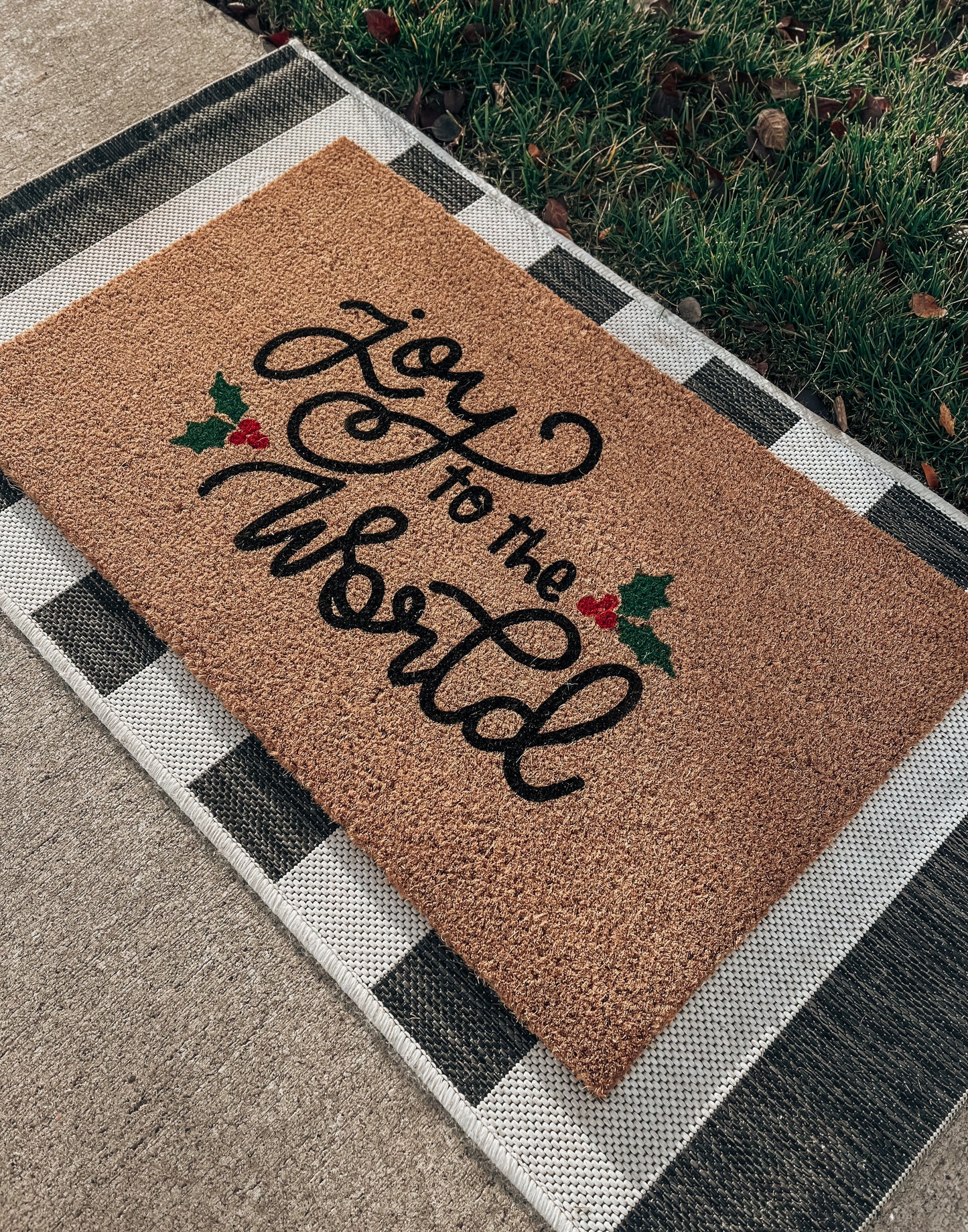 Joy to the World Doormat