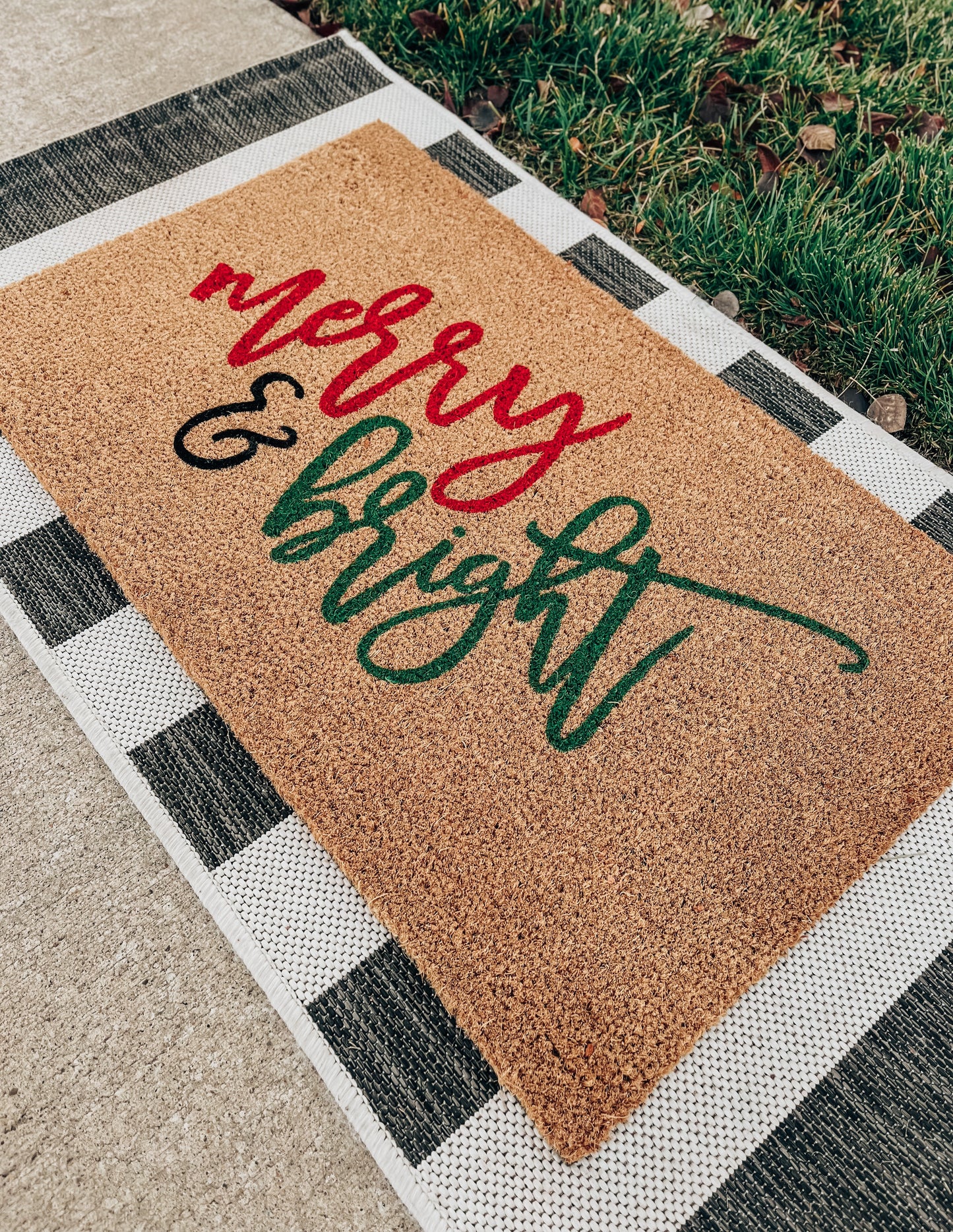 Merry & Bright Doormat