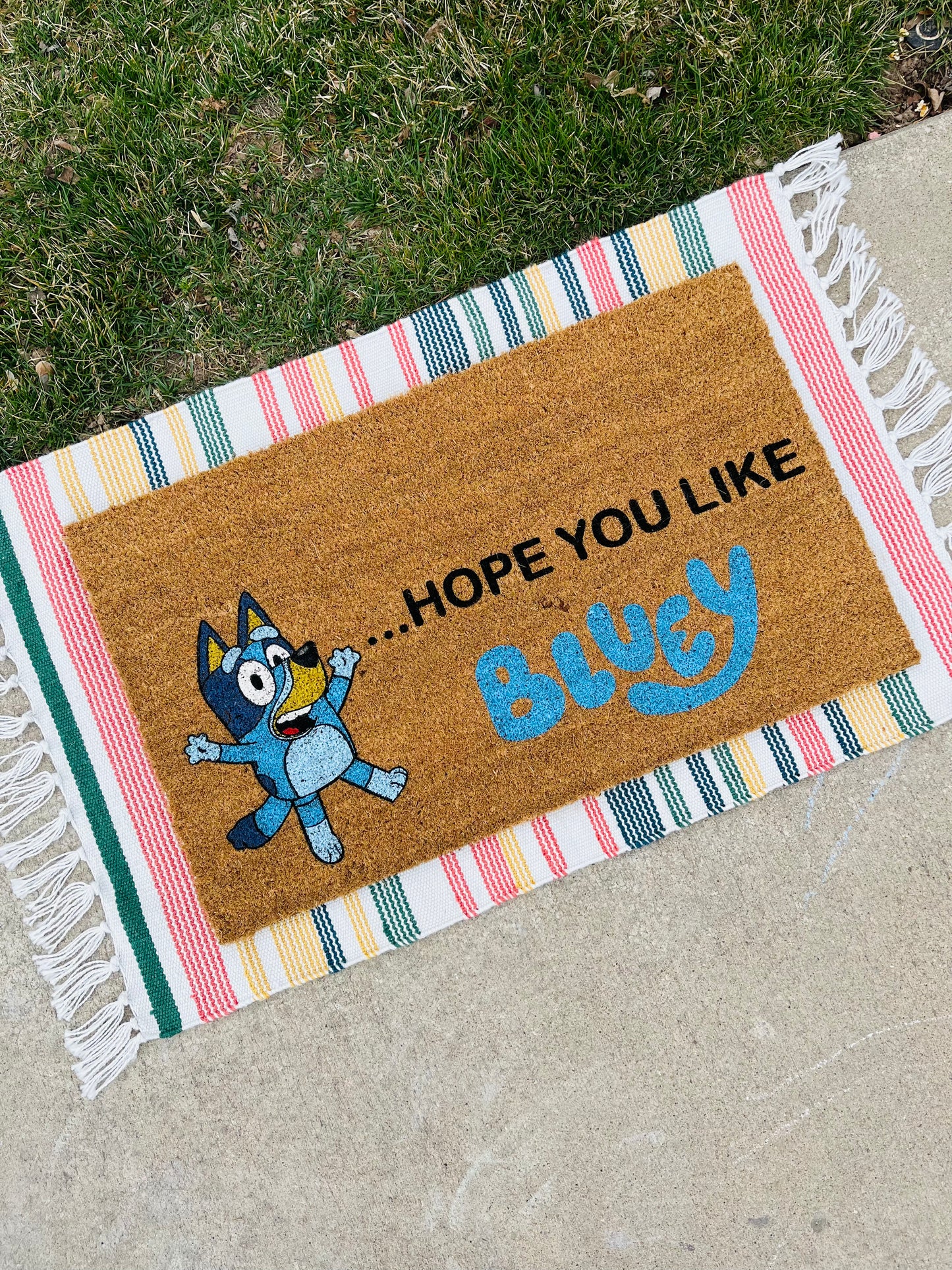 Hope You Like Bluey Doormat