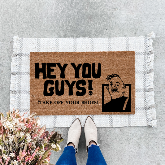 Goonies Hey You Guys Take Off Your Shoes Doormat