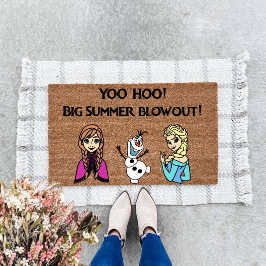 Yoo-Hoo! Big Summer Blowout Doormat