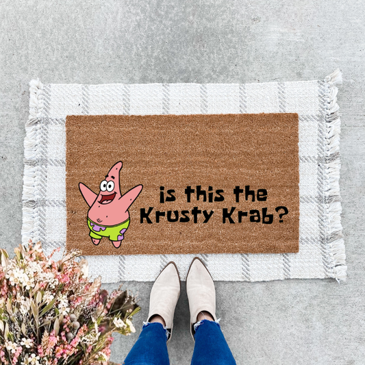 SpongeBob Is This The Krusty Krab Doormat