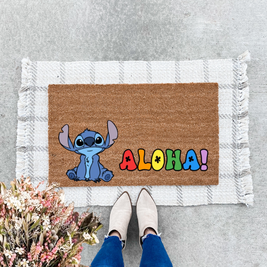 Aloha Stitch Doormat