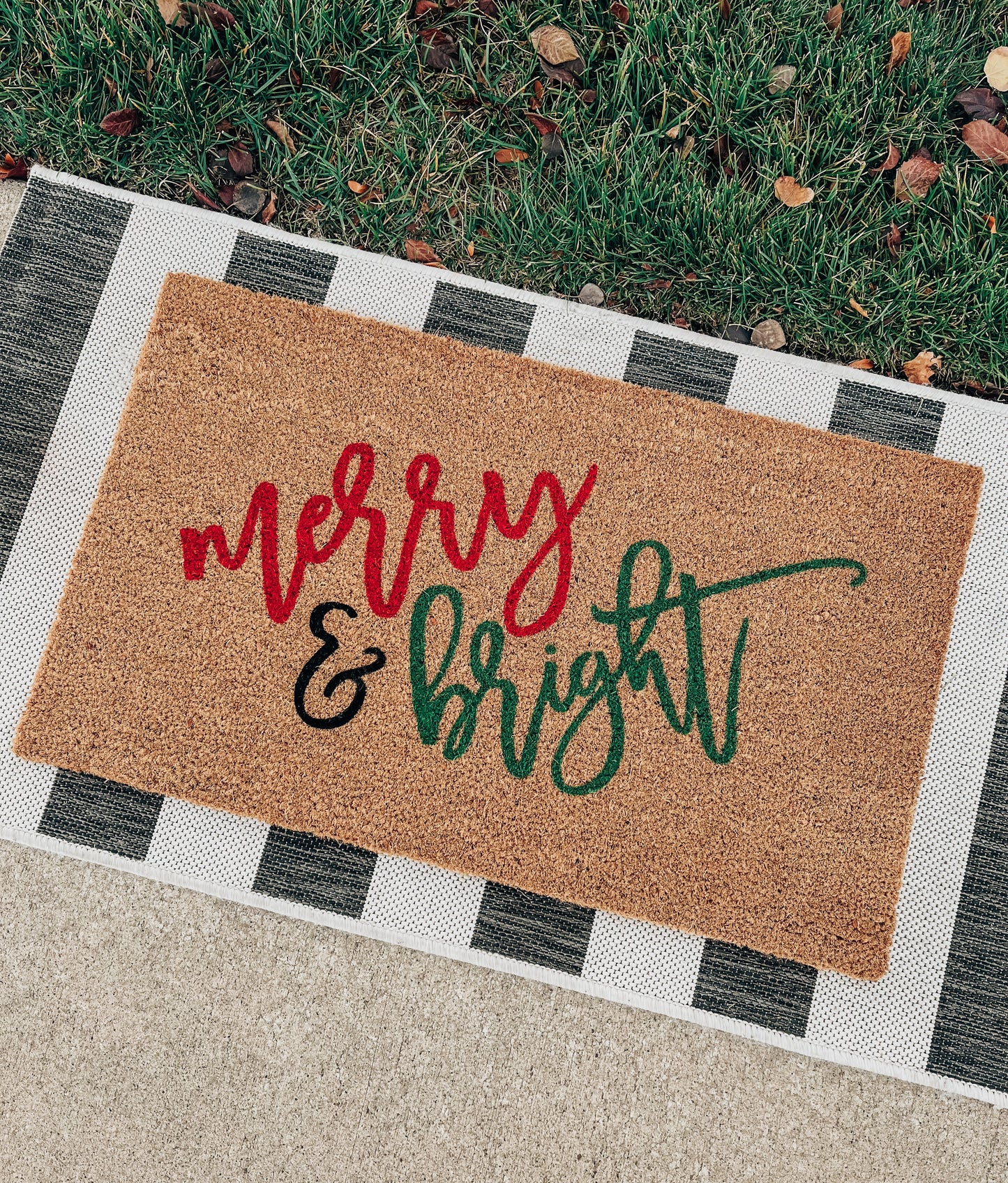 Merry & Bright Doormat