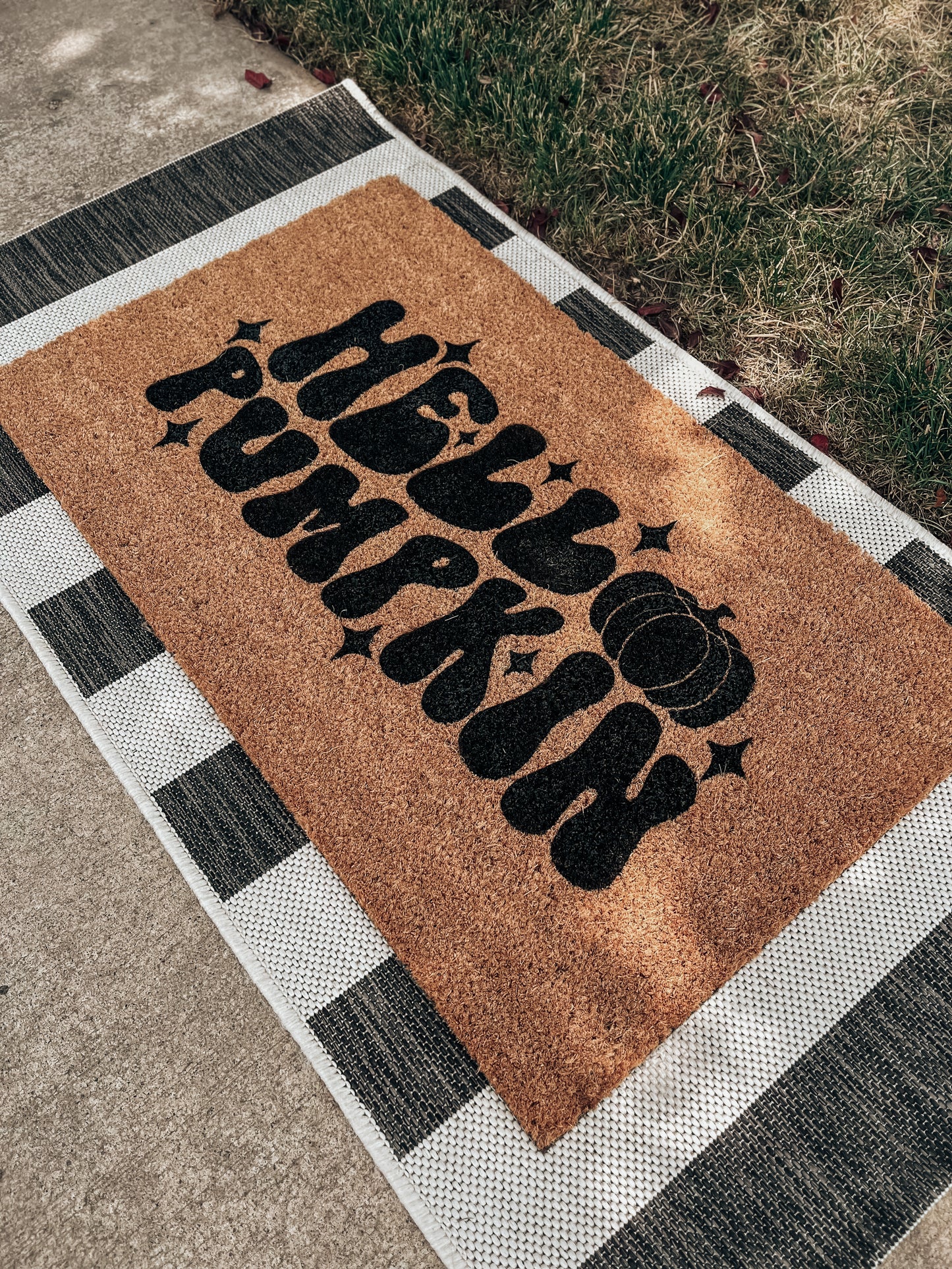 Hello Pumpkin Doormat