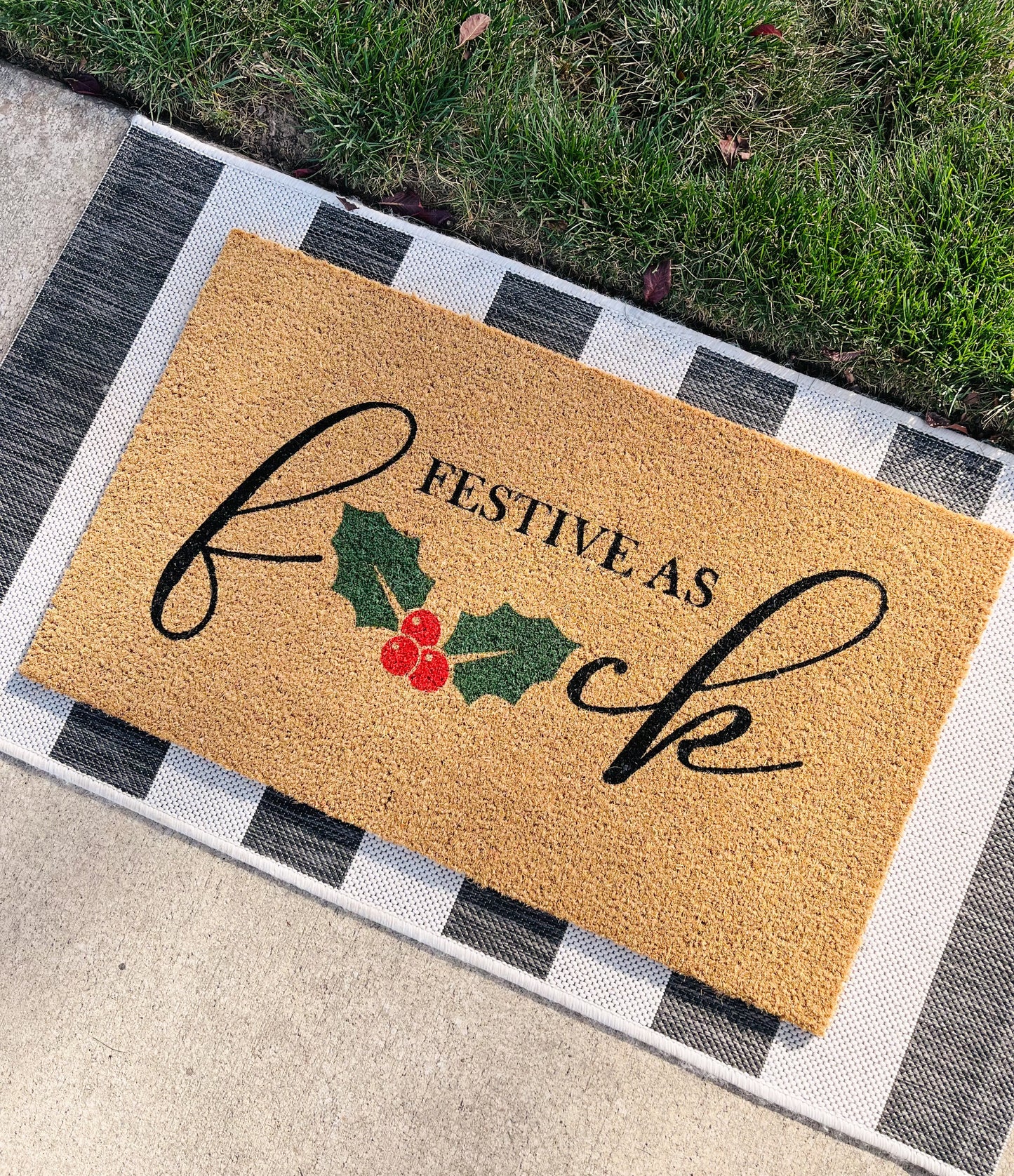 Festive as F*ck Doormat