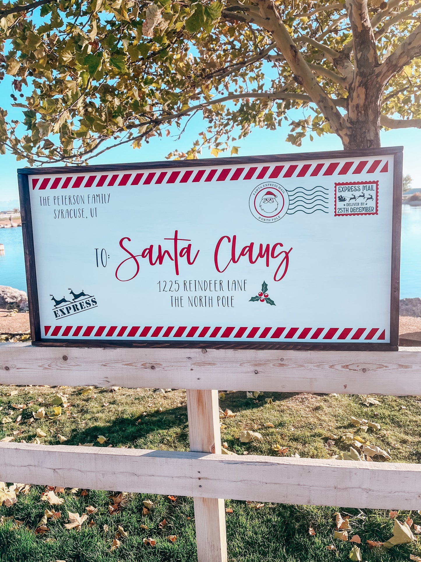 Santa Claus Letter Sign