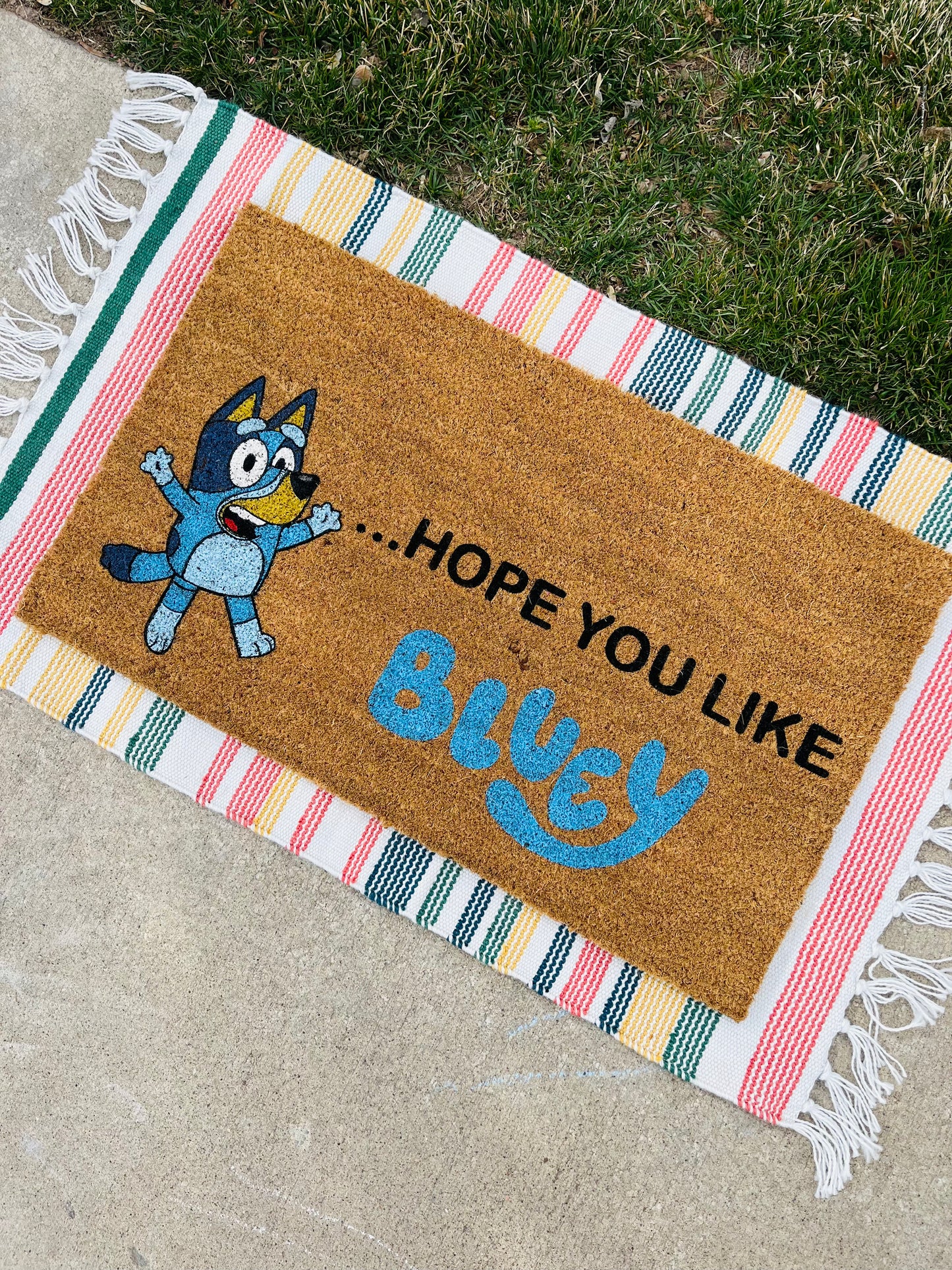 Hope You Like Bluey Doormat